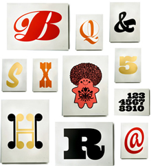 House Industry Prints hanging on a wall